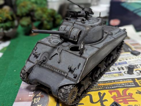 タミヤ1/35M4A3シャーマン シングルモーターライズ レビュー : ショー